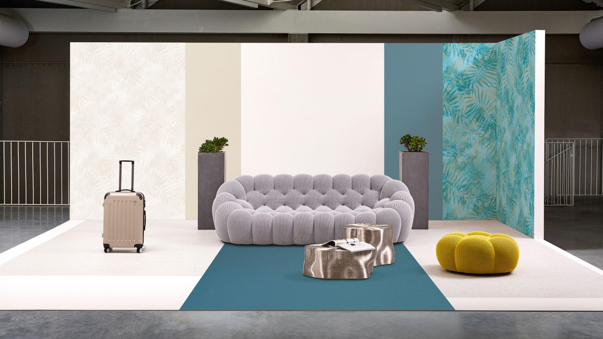 Kolekce Tapiflex Platinium 100 / Dekor PLAZZA EGGPLANT