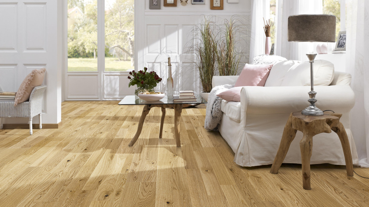 Kolekce Pure (13 mm) / Dekor OAK RUSTIC DUOPLANK 2 STRIPS 0V